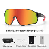 Polarized Sports Men Sunglasses  5 Lens for Road Cycling