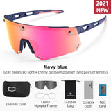 Polarized Sports Men Sunglasses  5 Lens for Road Cycling