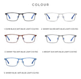 Men Anti Blue Light Blocking Glasses Lens Eyewear SPH