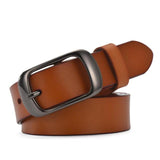Women's strap casual brief genuine leather belt